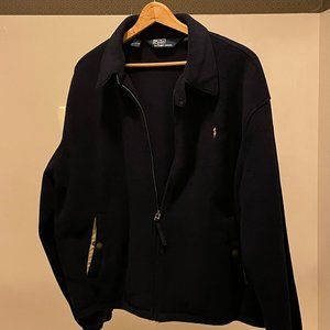 Polo by Ralph Lauren Men's Black XXL Full Zip Fleece